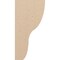 Ekena Millwork 8"W x 8"D x 16"H Wide Greensboro Rough Cedar Woodgrain TimberThane Corbel, Primed Tan CORUR08X08X16GRNRCPR - alternate 6